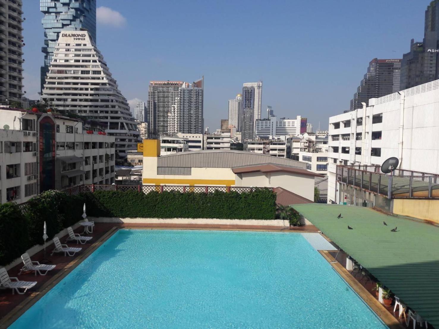 Panoramic City View Room At Silom Banguecoque Exterior foto